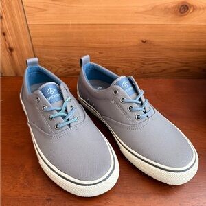 Sperry Men's Grey Canvas Sneakers US 6.5M